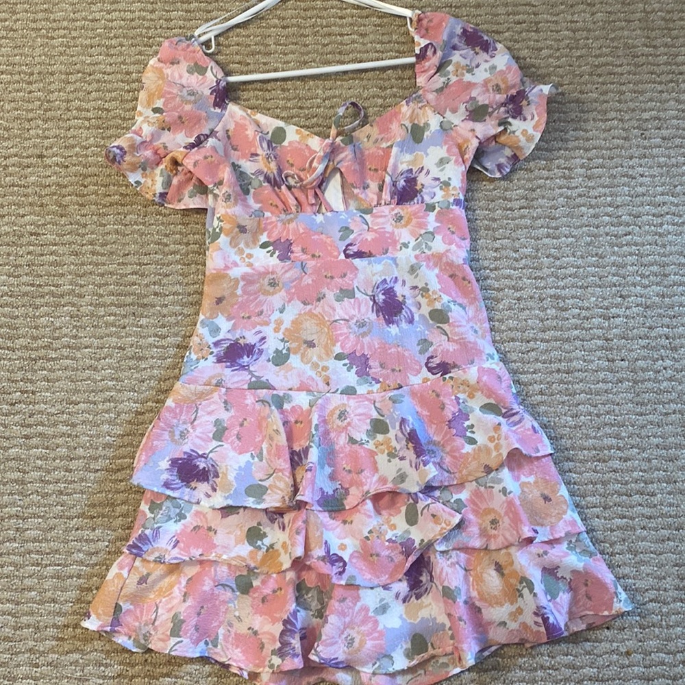 floral printed dress